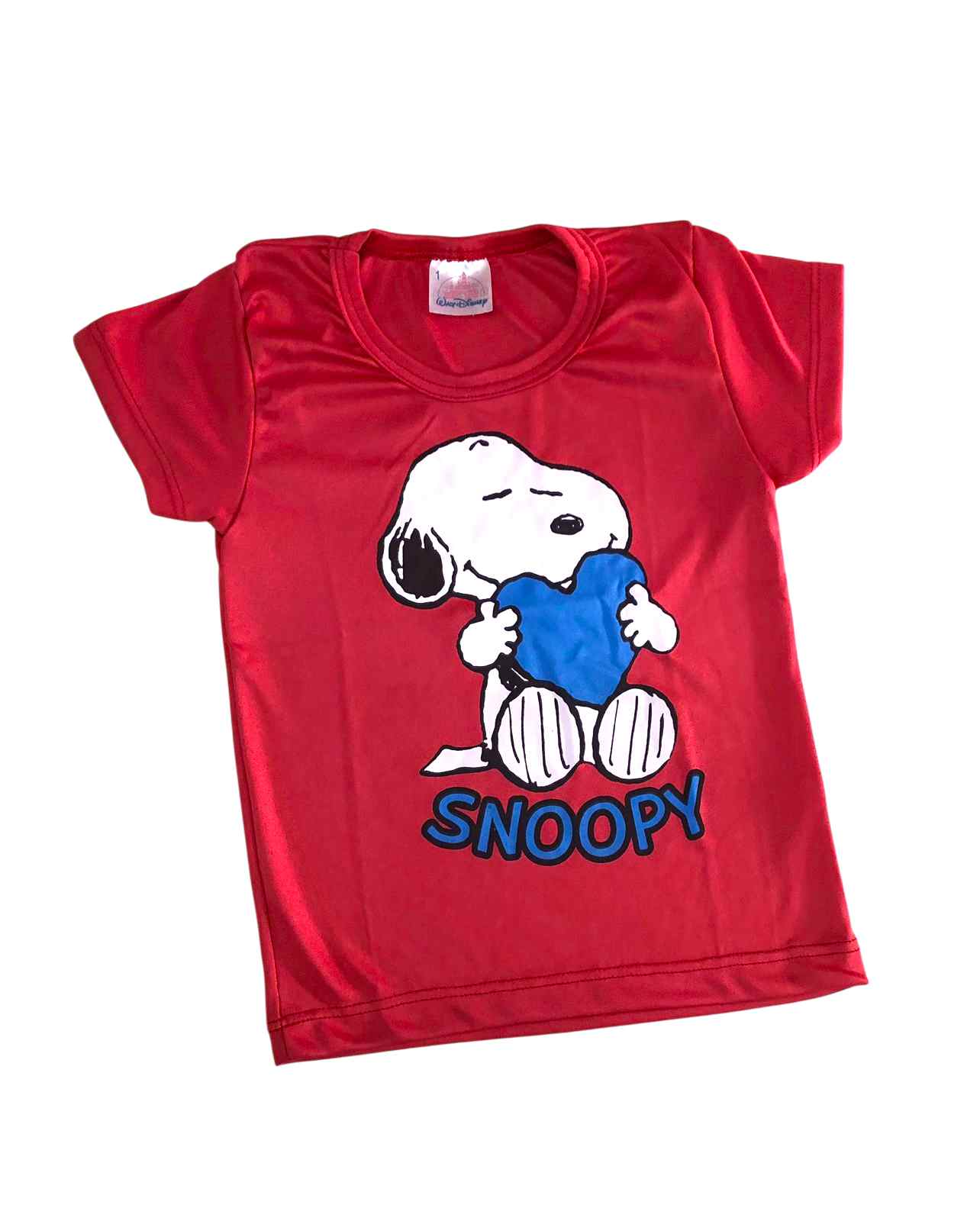 CAMISETA SNOOPY VERMELHA 1 AO 10